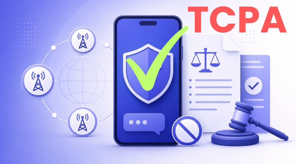 TCPA compliance checklist illustration for call center and sales team workflows
