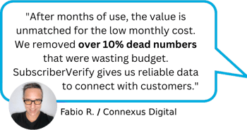 Fabio Testimonial-bubble blue